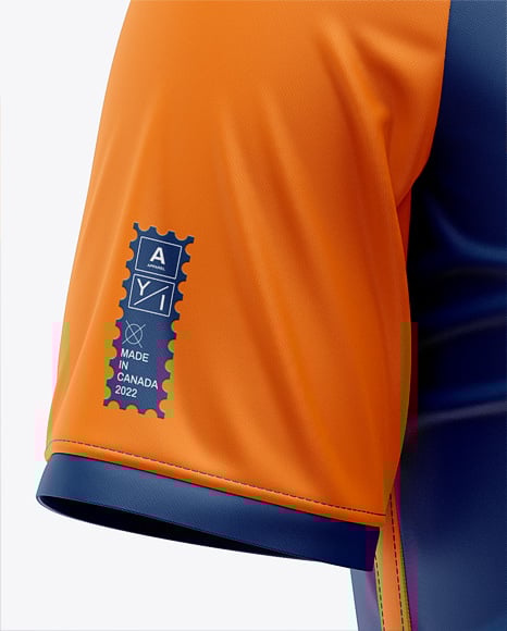 Raglan Short Sleeve Jersey Mockup