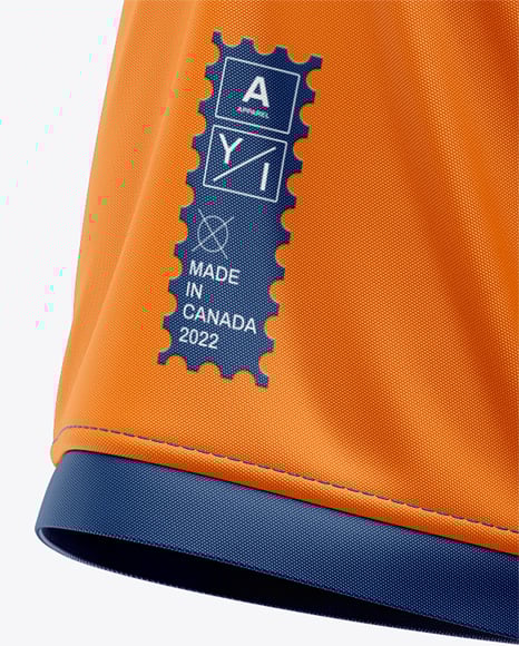 Raglan Short Sleeve Jersey Mockup