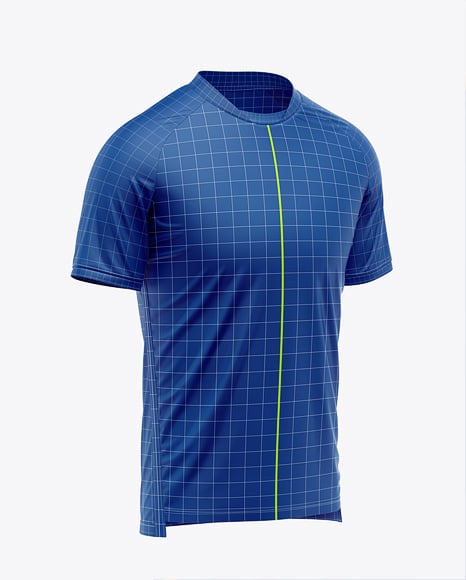 Raglan Short Sleeve Jersey Mockup