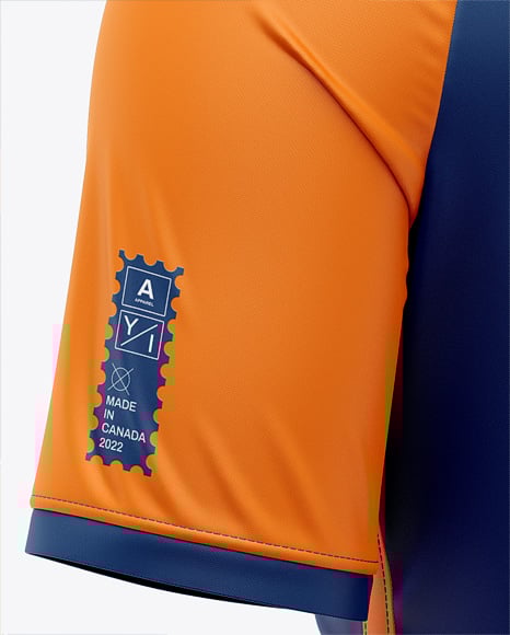 Raglan Short Sleeve Jersey Mockup