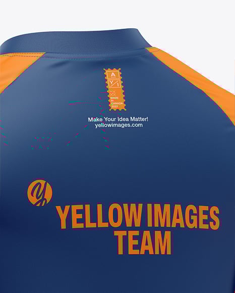 Raglan Short Sleeve Jersey Mockup