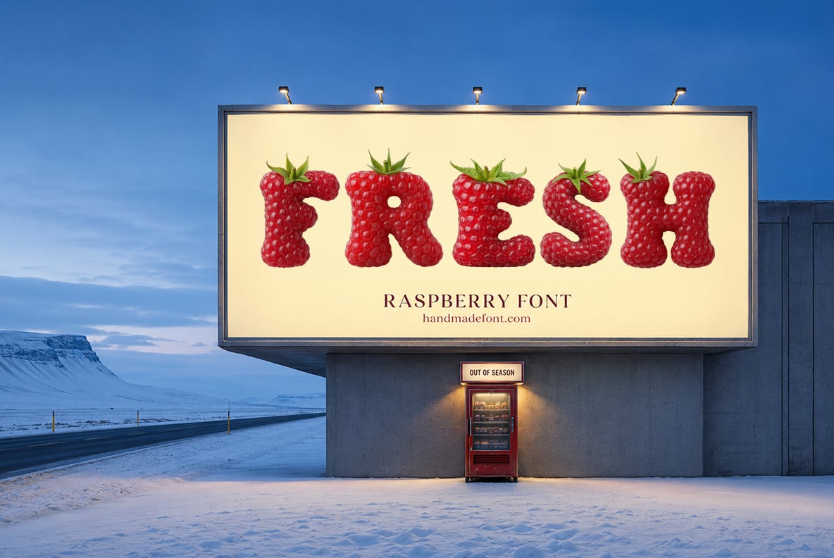 Raspberry Font