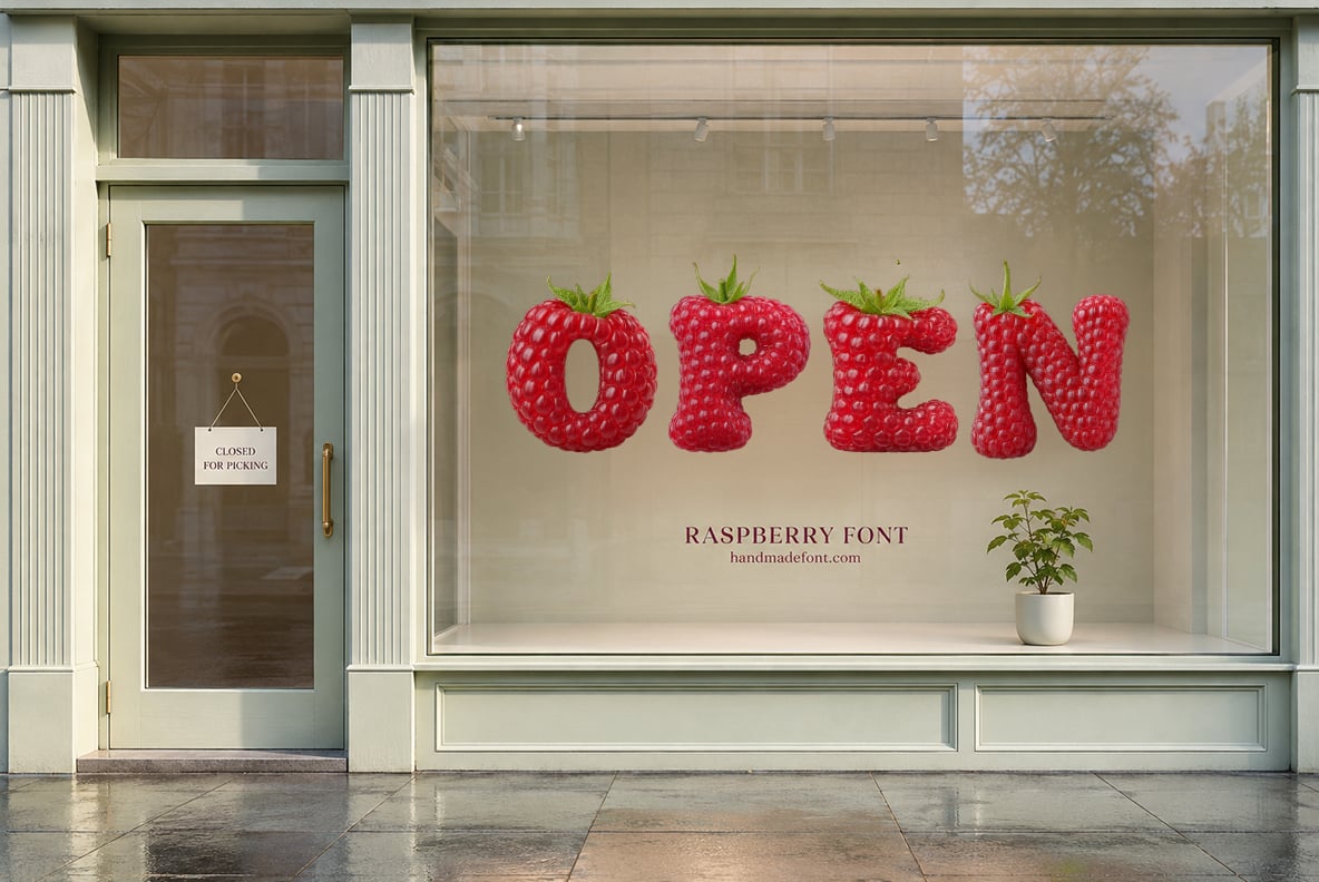 Raspberry Font