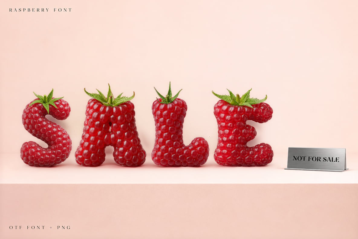 Raspberry Font