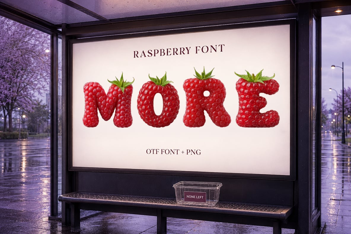 Raspberry Font