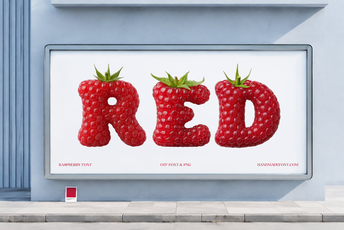 Raspberry Font