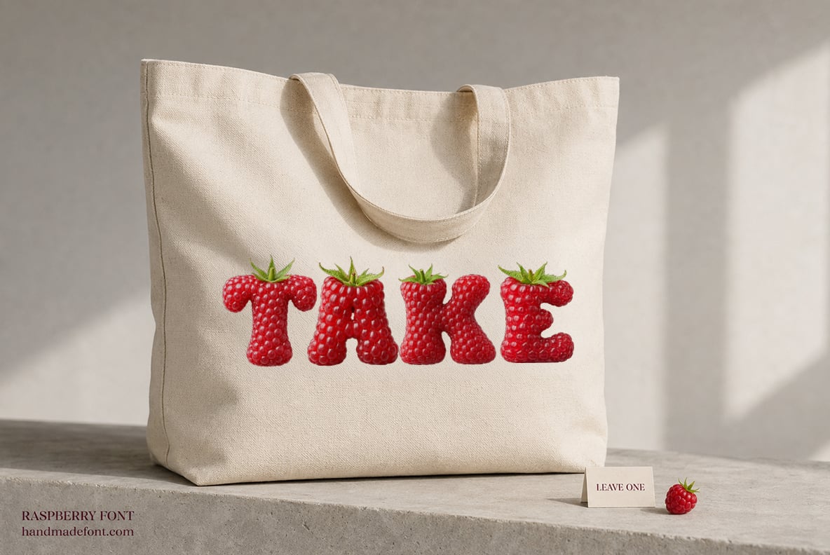 Raspberry Font