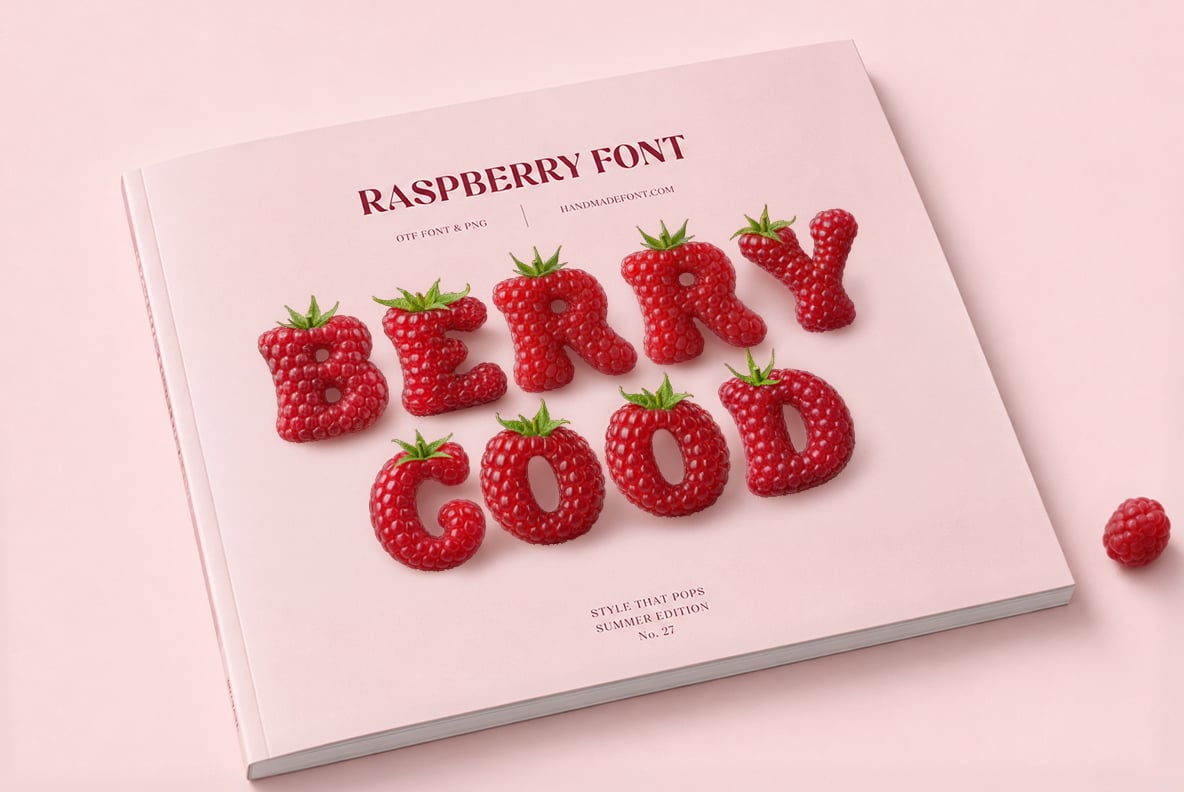 Raspberry Font