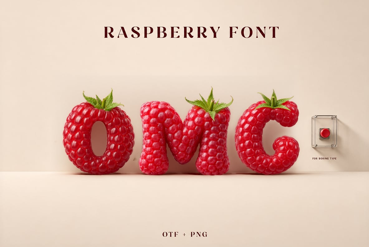 Raspberry Font