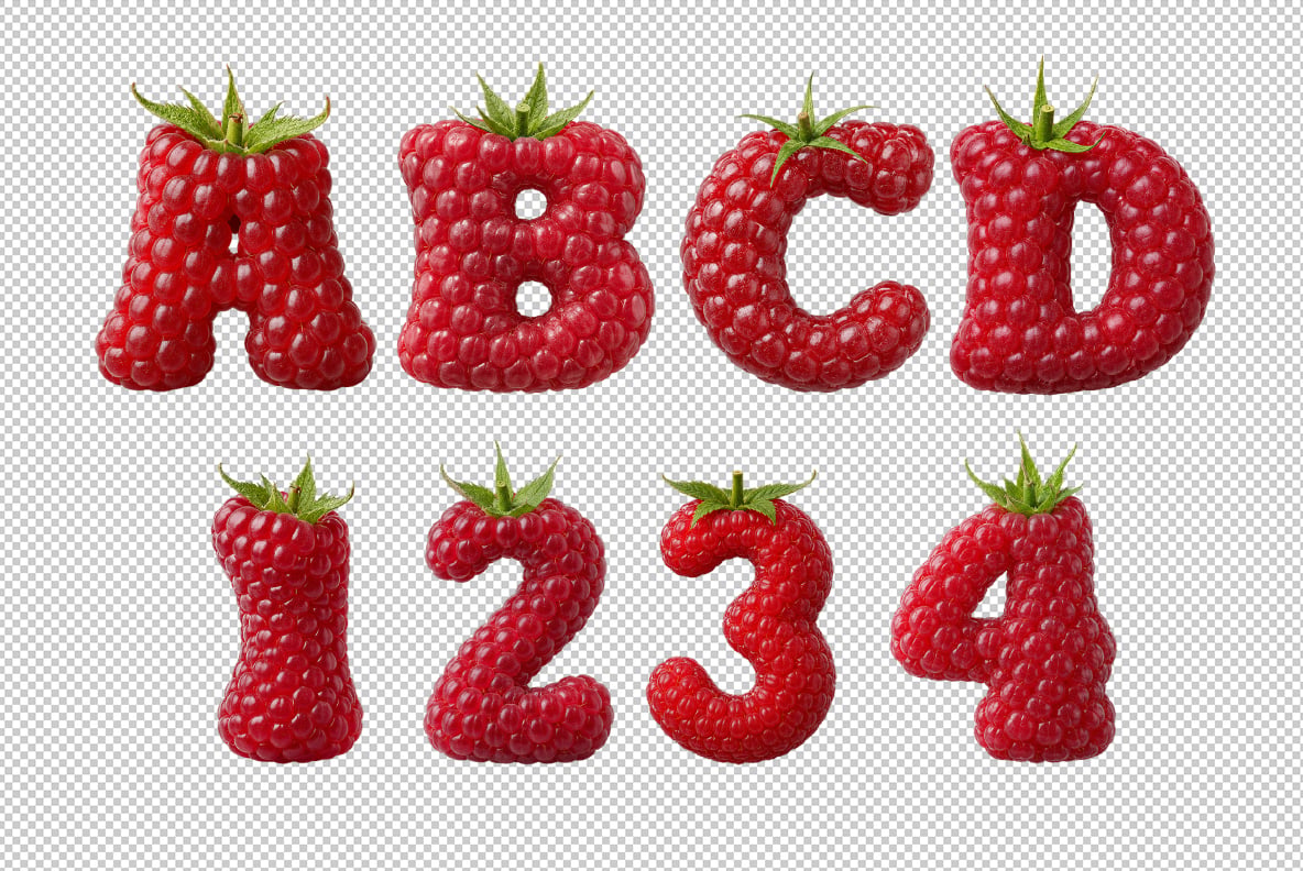 Raspberry Font