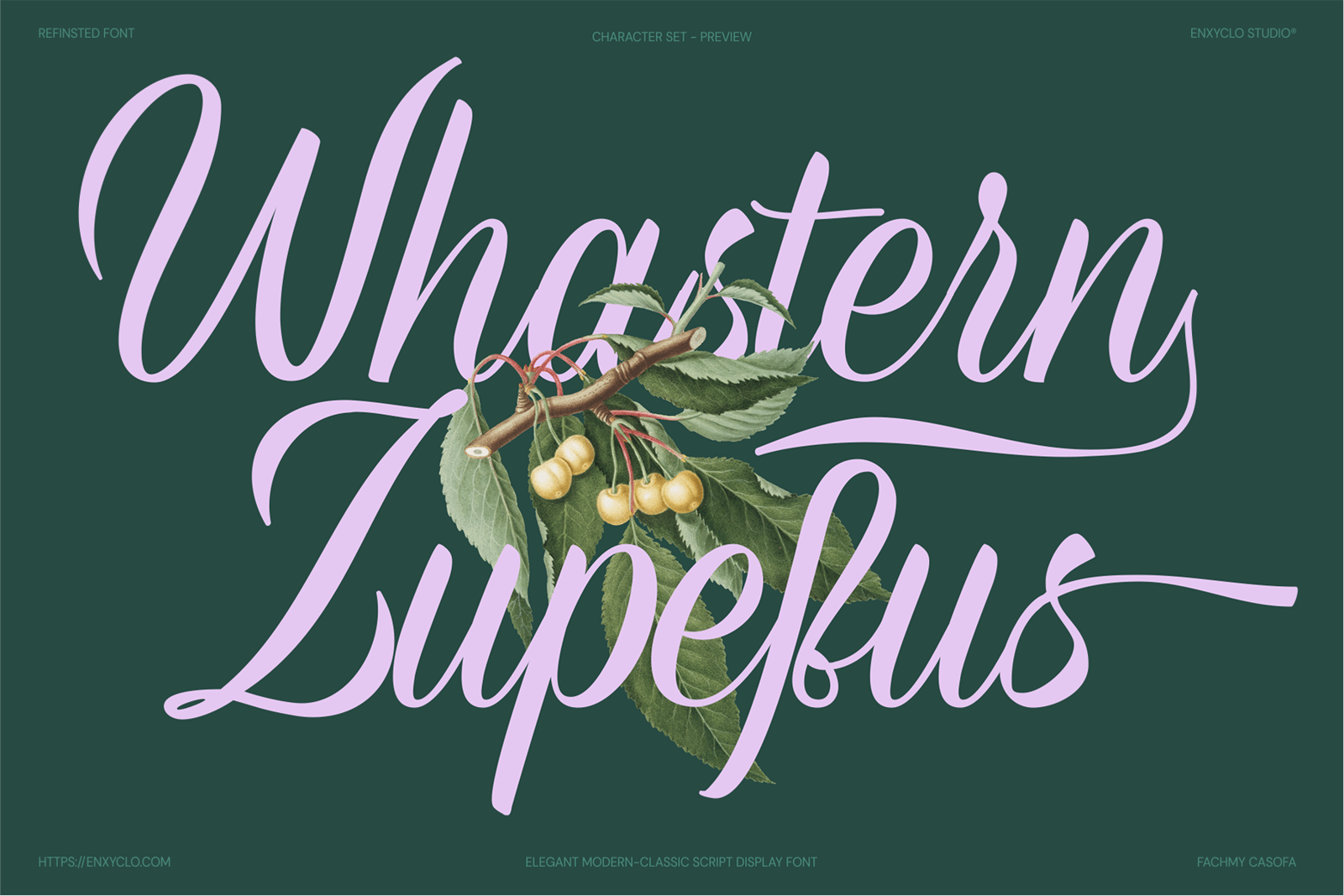 Refinsted — Elegant Script Calligraphy Font