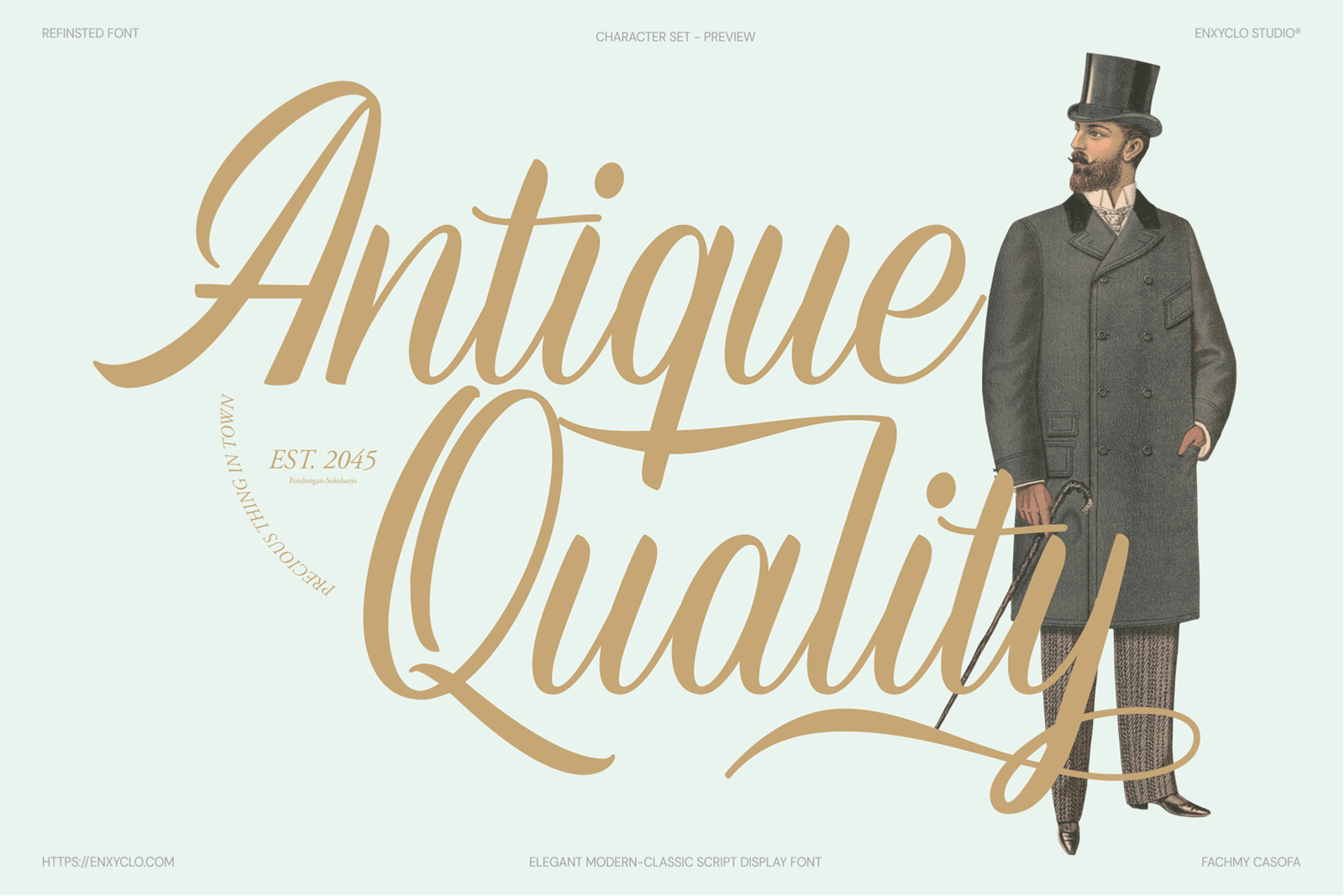 Refinsted — Elegant Script Calligraphy Font