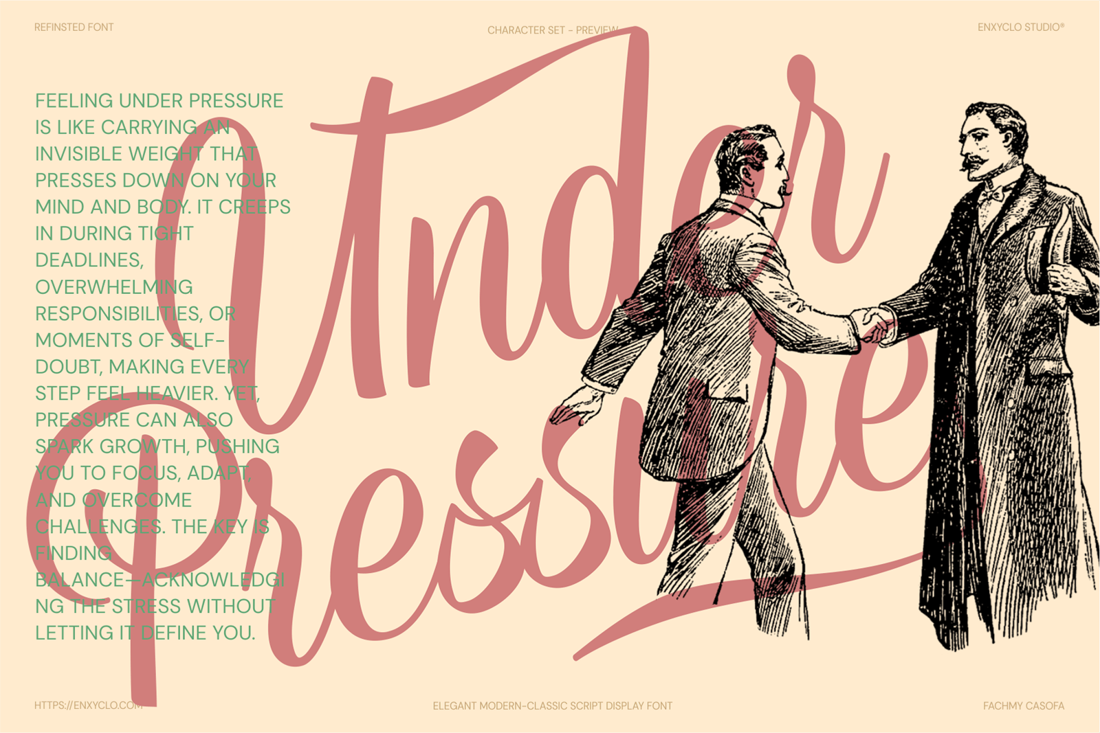 Refinsted — Elegant Script Calligraphy Font