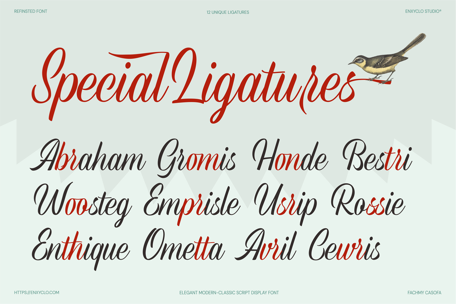 Refinsted — Elegant Script Calligraphy Font