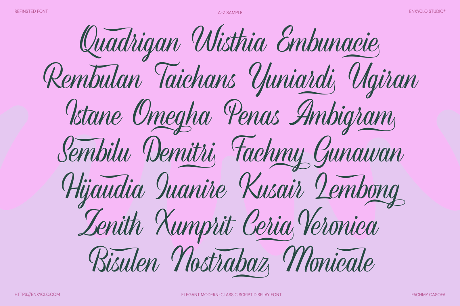 Refinsted — Elegant Script Calligraphy Font