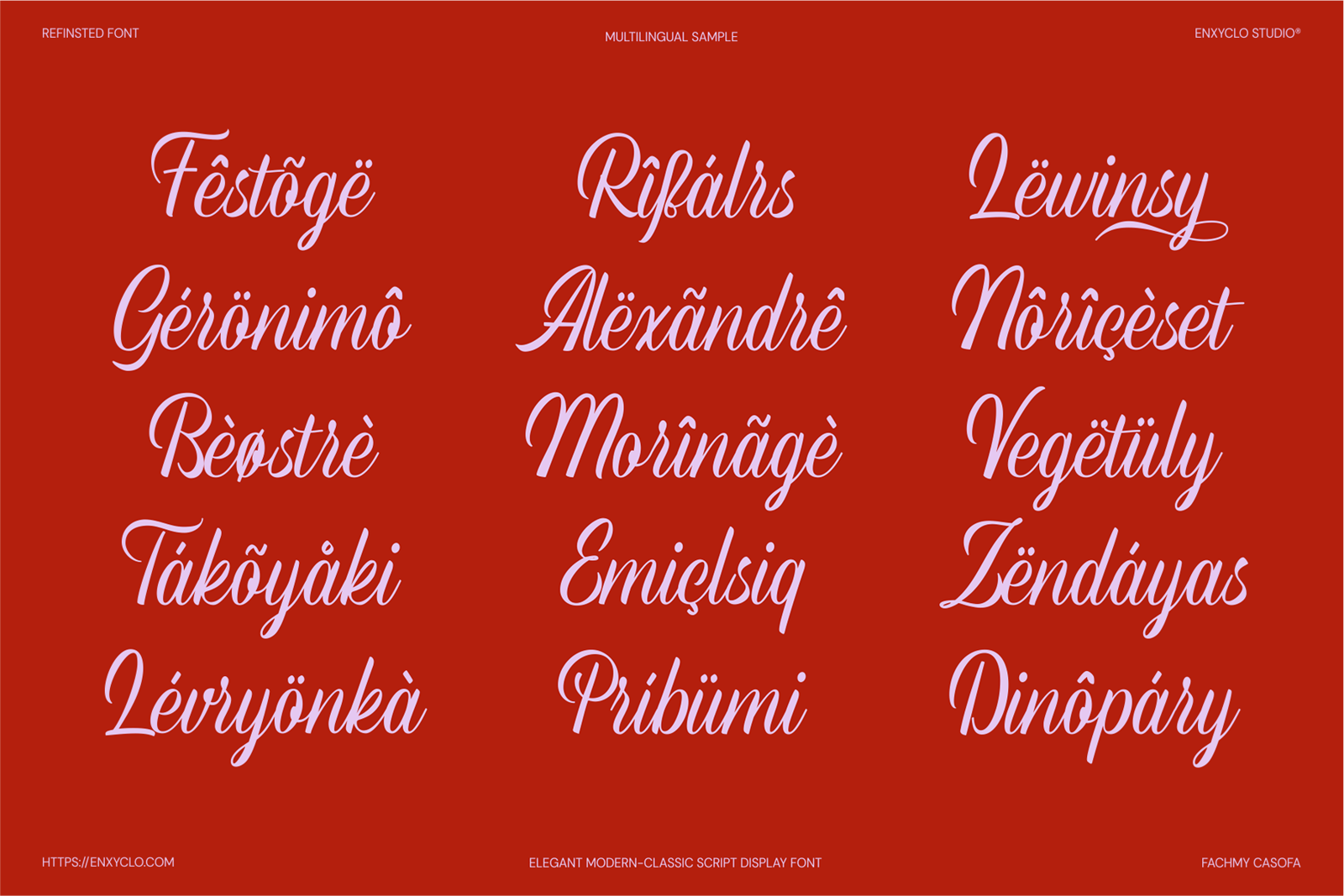 Refinsted — Elegant Script Calligraphy Font