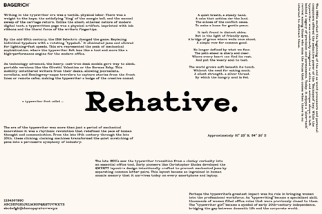 Rehative Typewriter - Graphic Design Assets