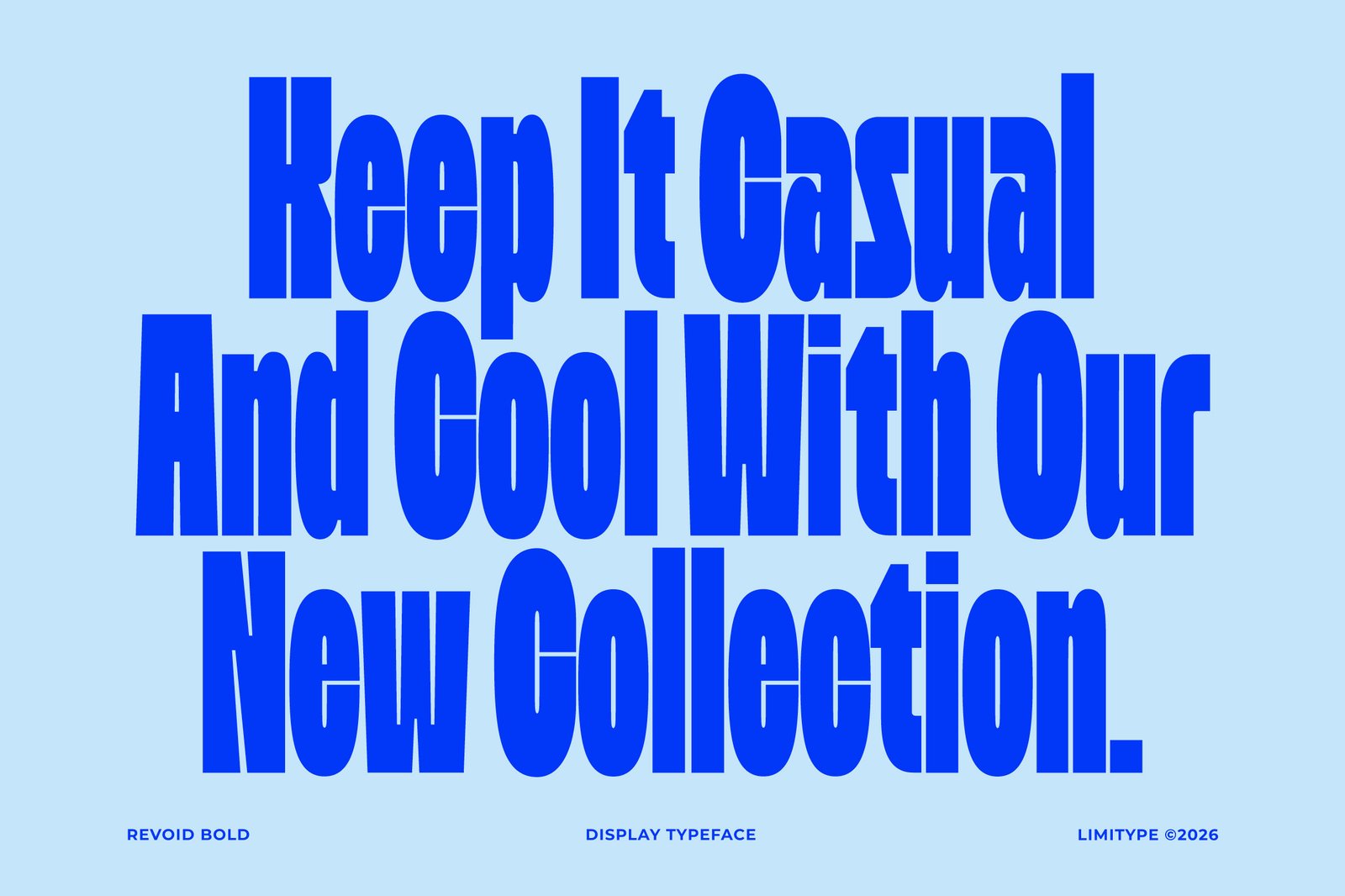 Revoid - Bold Condensed Font