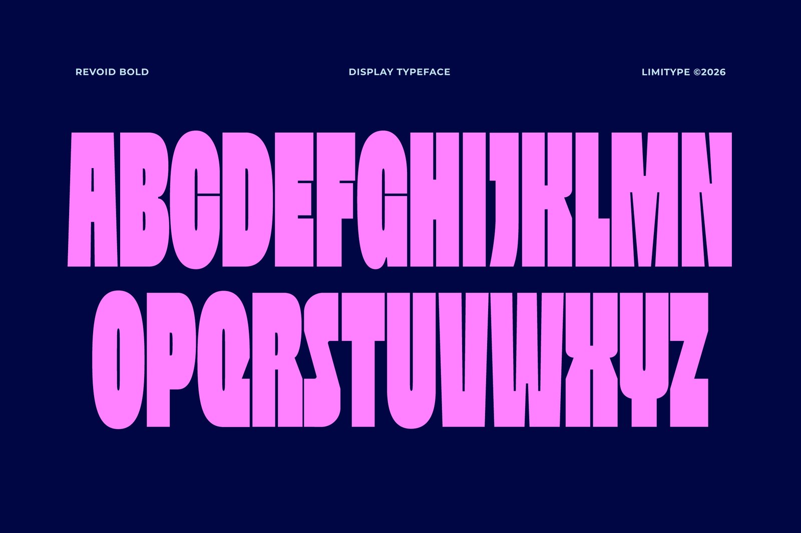 Revoid - Bold Condensed Font