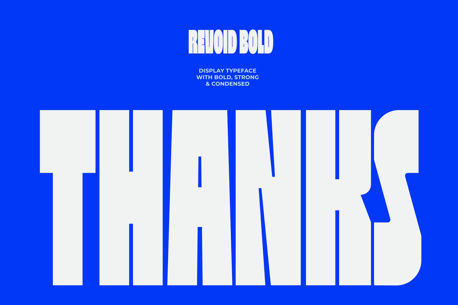 Revoid - Bold Condensed Font