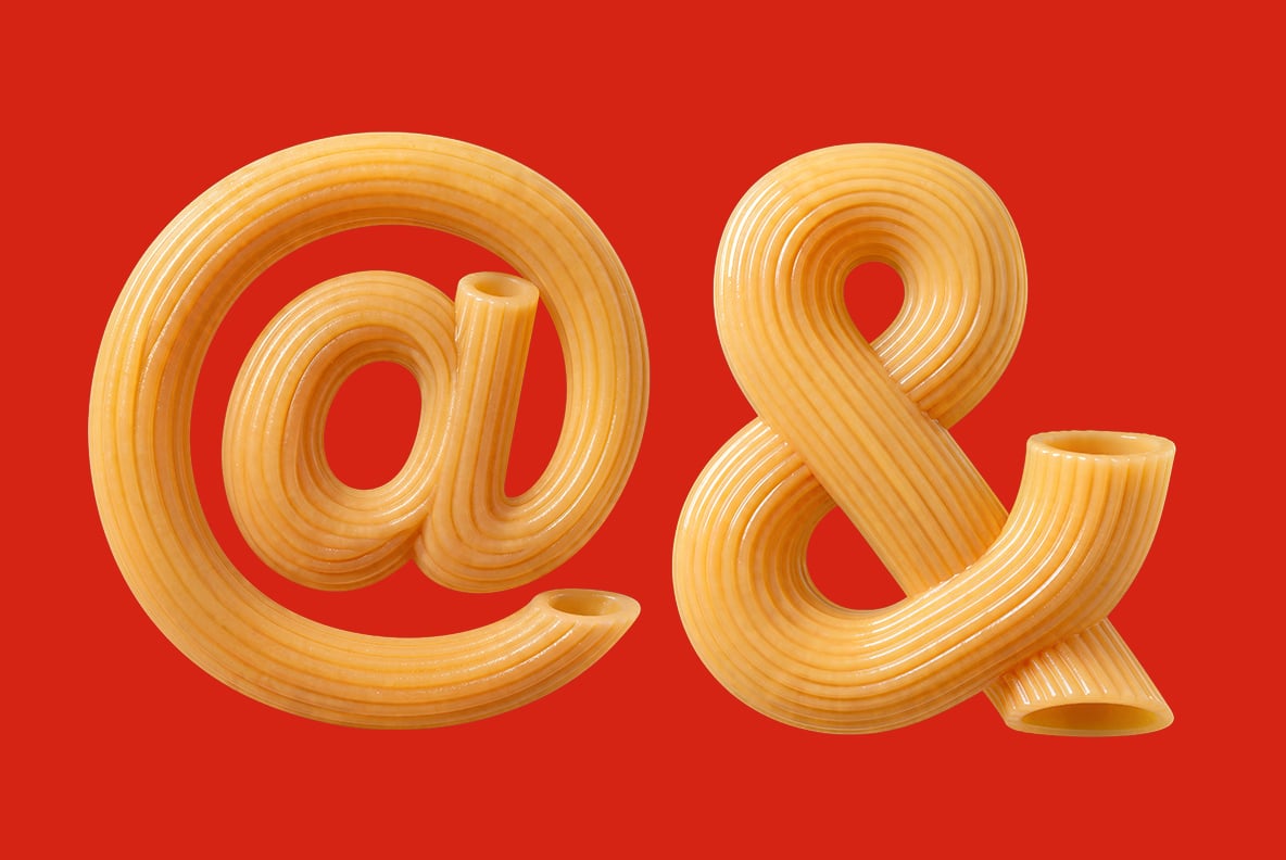 Rigati Pasta Font
