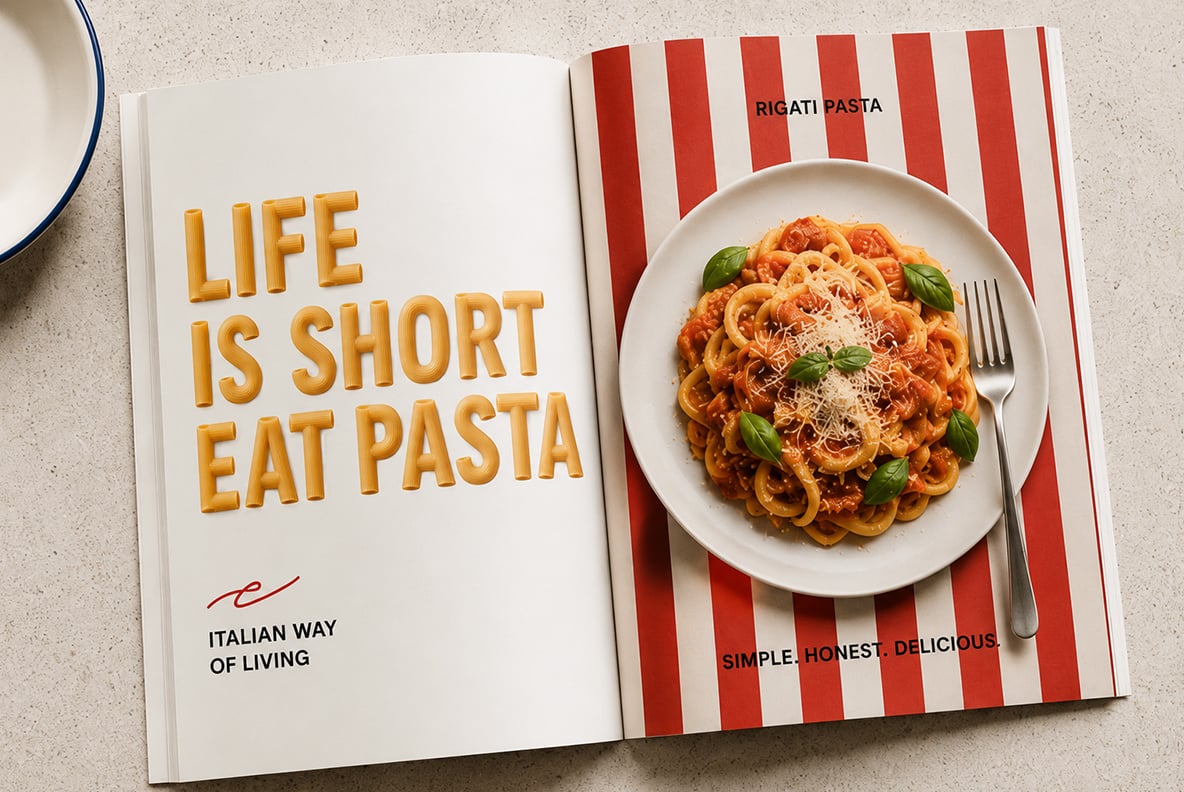 Rigati Pasta Font