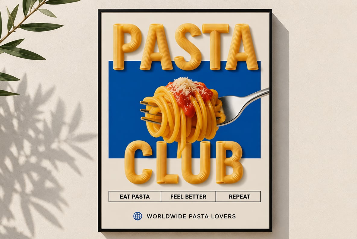 Rigati Pasta Font