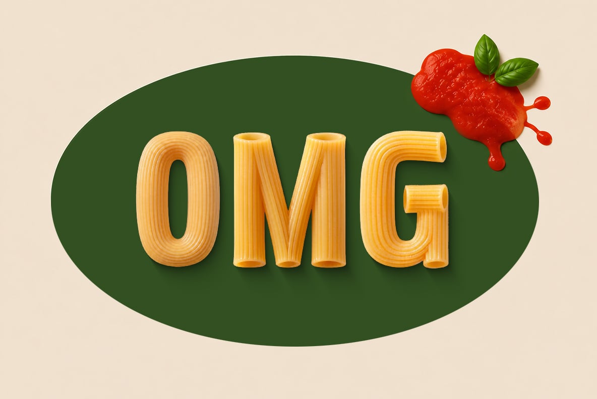 Rigati Pasta Font