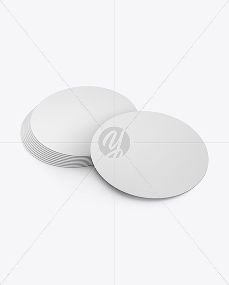 Circle Business Cards Mockup