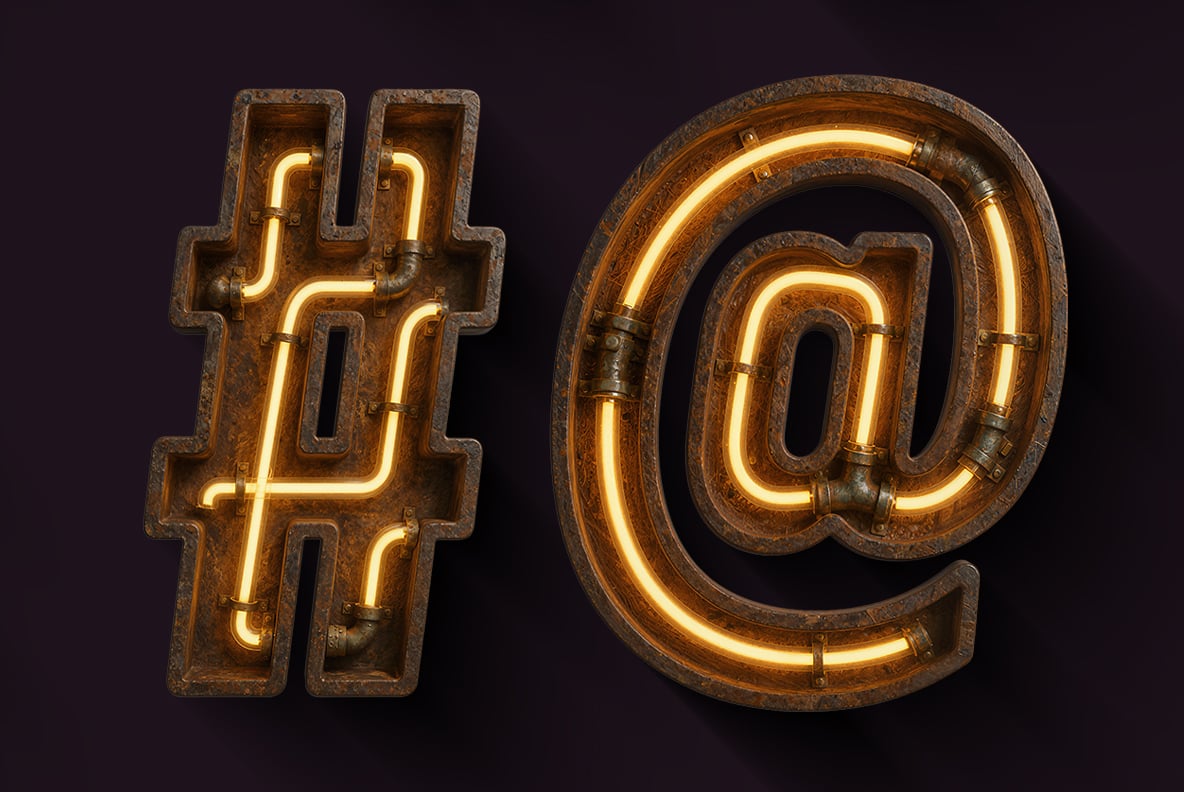 Rusty Neon Font