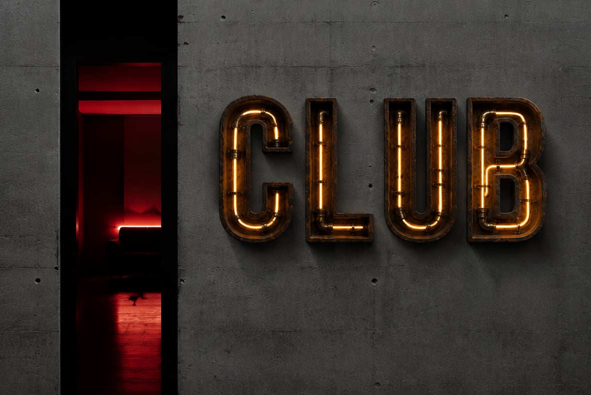 Rusty Neon Font