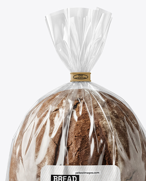 Rye Sourdough Bread Package Mockup