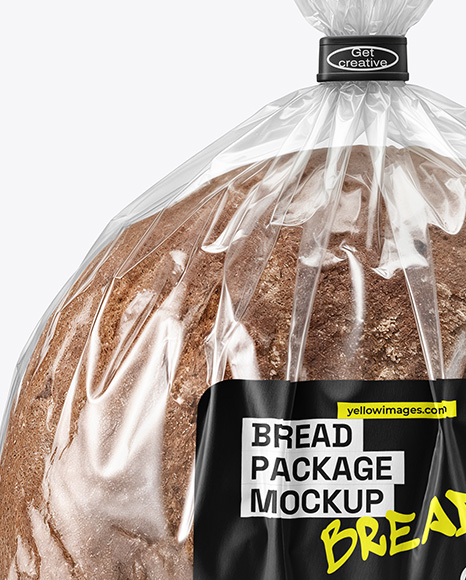 Rye Sourdough Bread Package Mockup