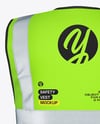Safety Vest Mockup - Back View
