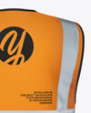 Safety Vest Mockup - Back View