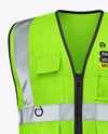 Safety Vest Mockup - Front View