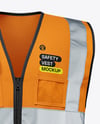 Safety Vest Mockup - Front View