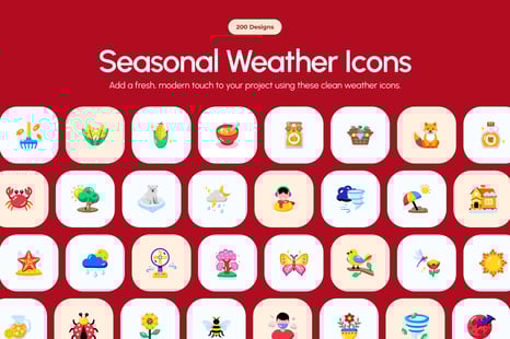 Seasonal Weather Icons