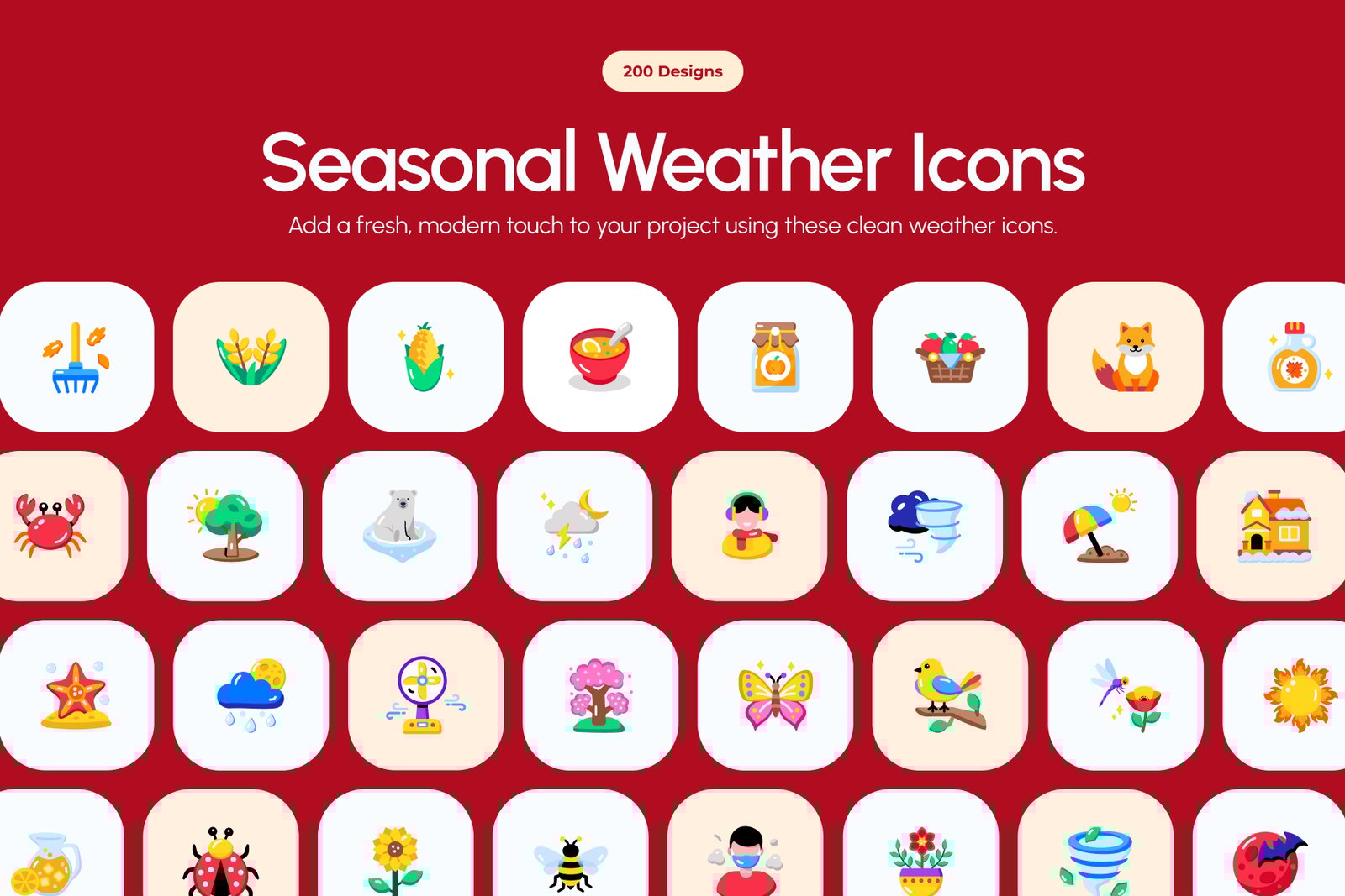 Seasonal Weather Icons