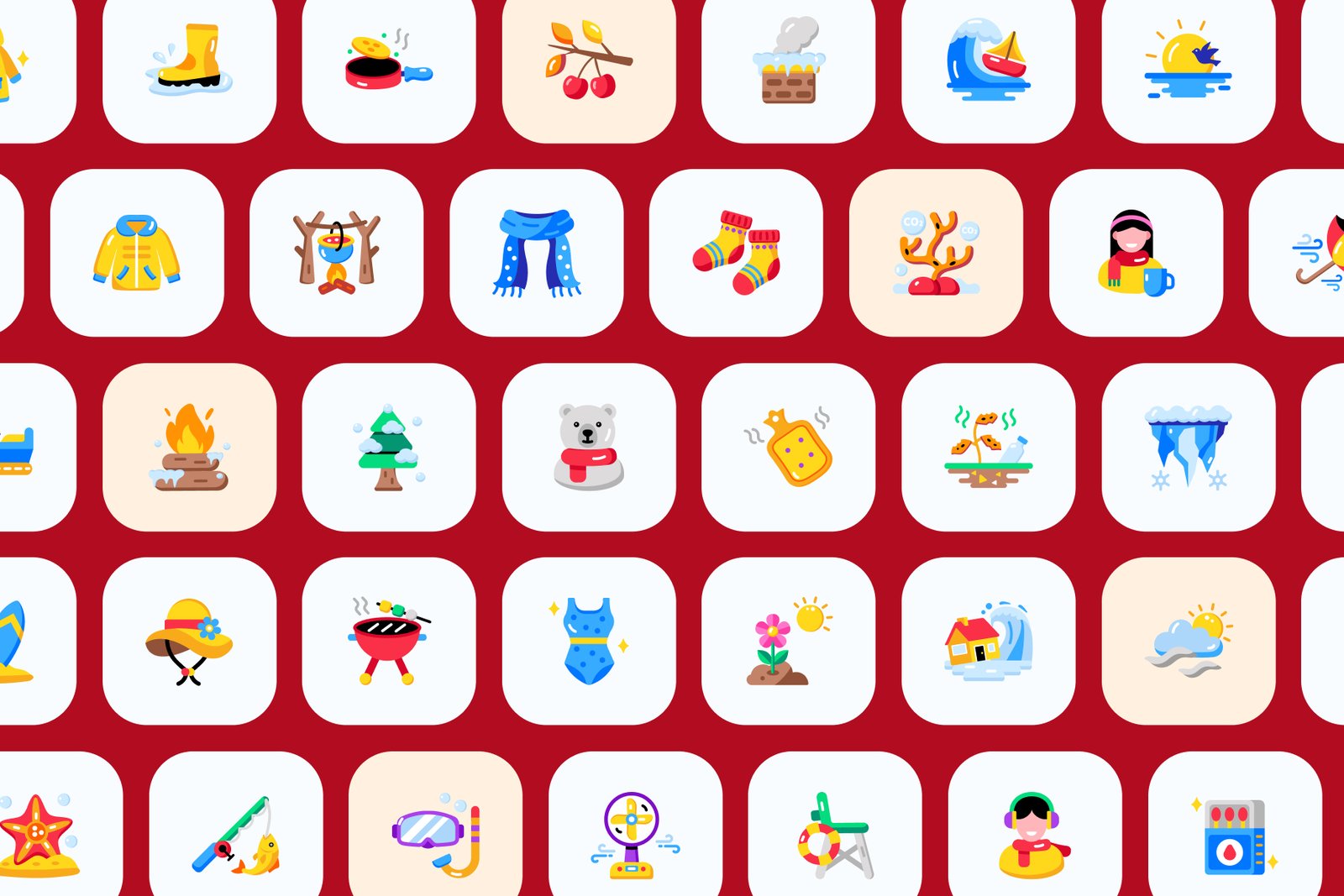 Seasonal Weather Icons