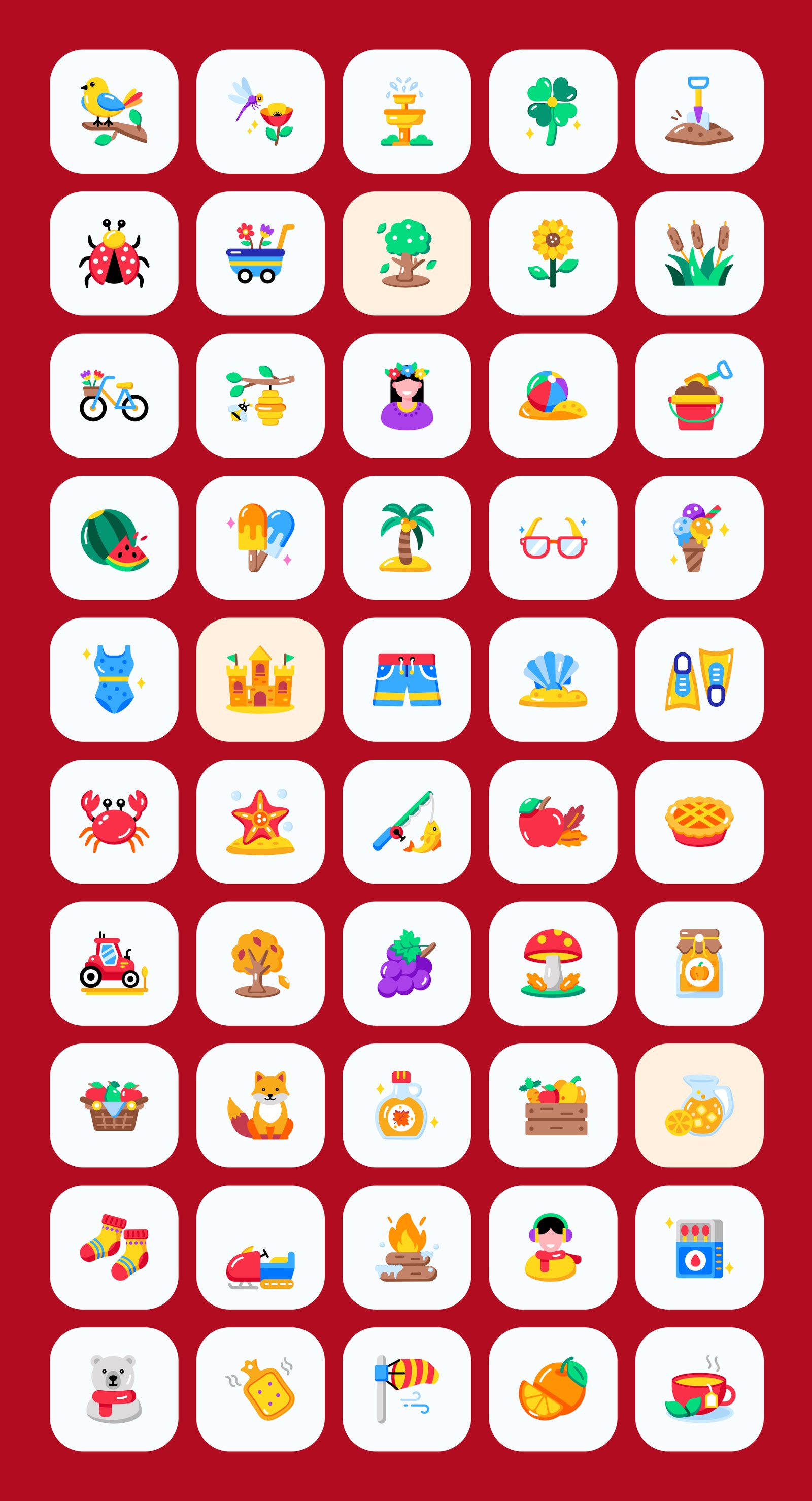 Seasonal Weather Icons