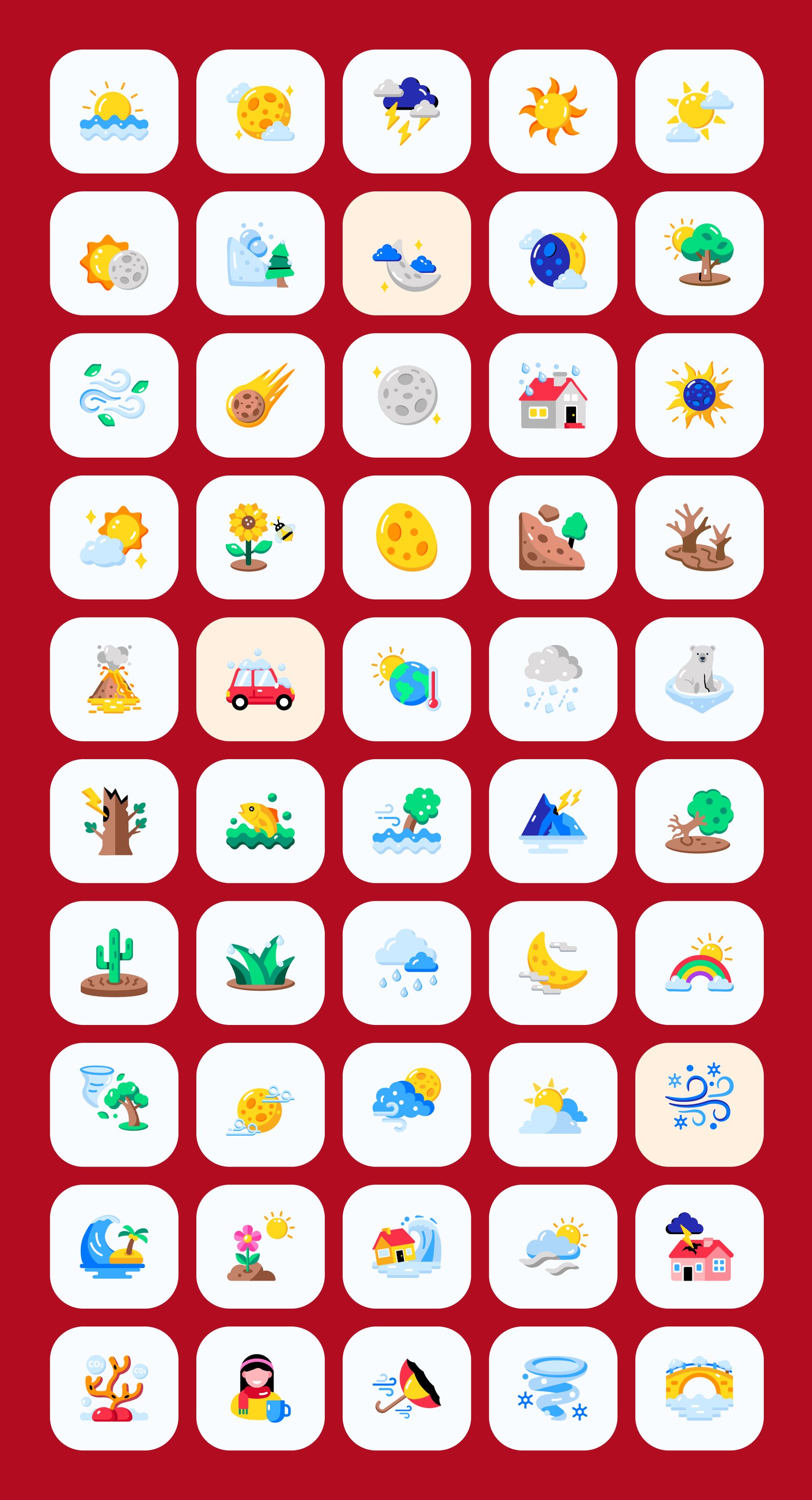 Seasonal Weather Icons