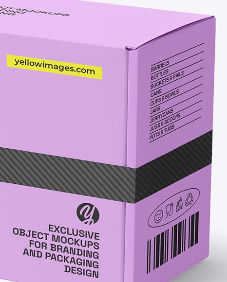 Shipping Carton Box Mockup