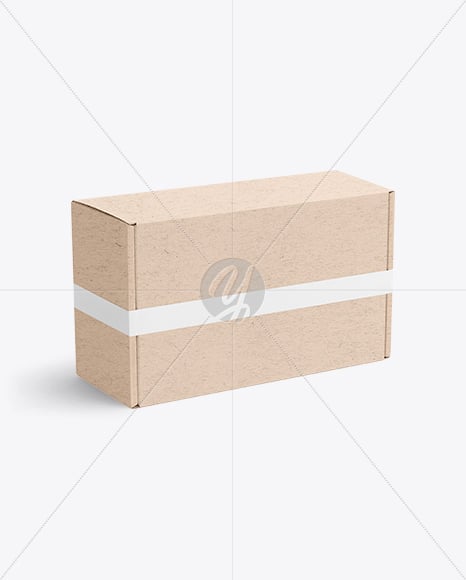 Shipping Kraft Box Mockup