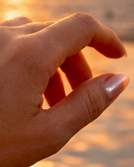 Silicone Wristband on Woman's Hand Mockup