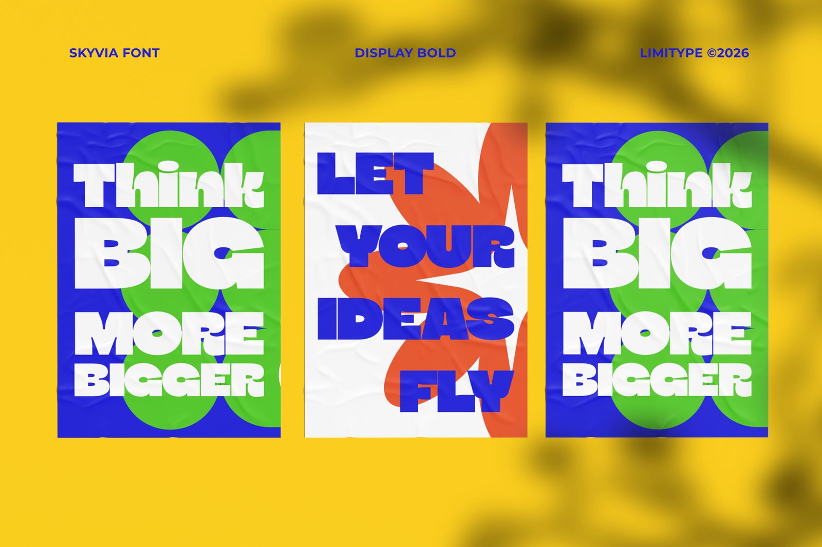 Skyvia - Bold Inktrap Font