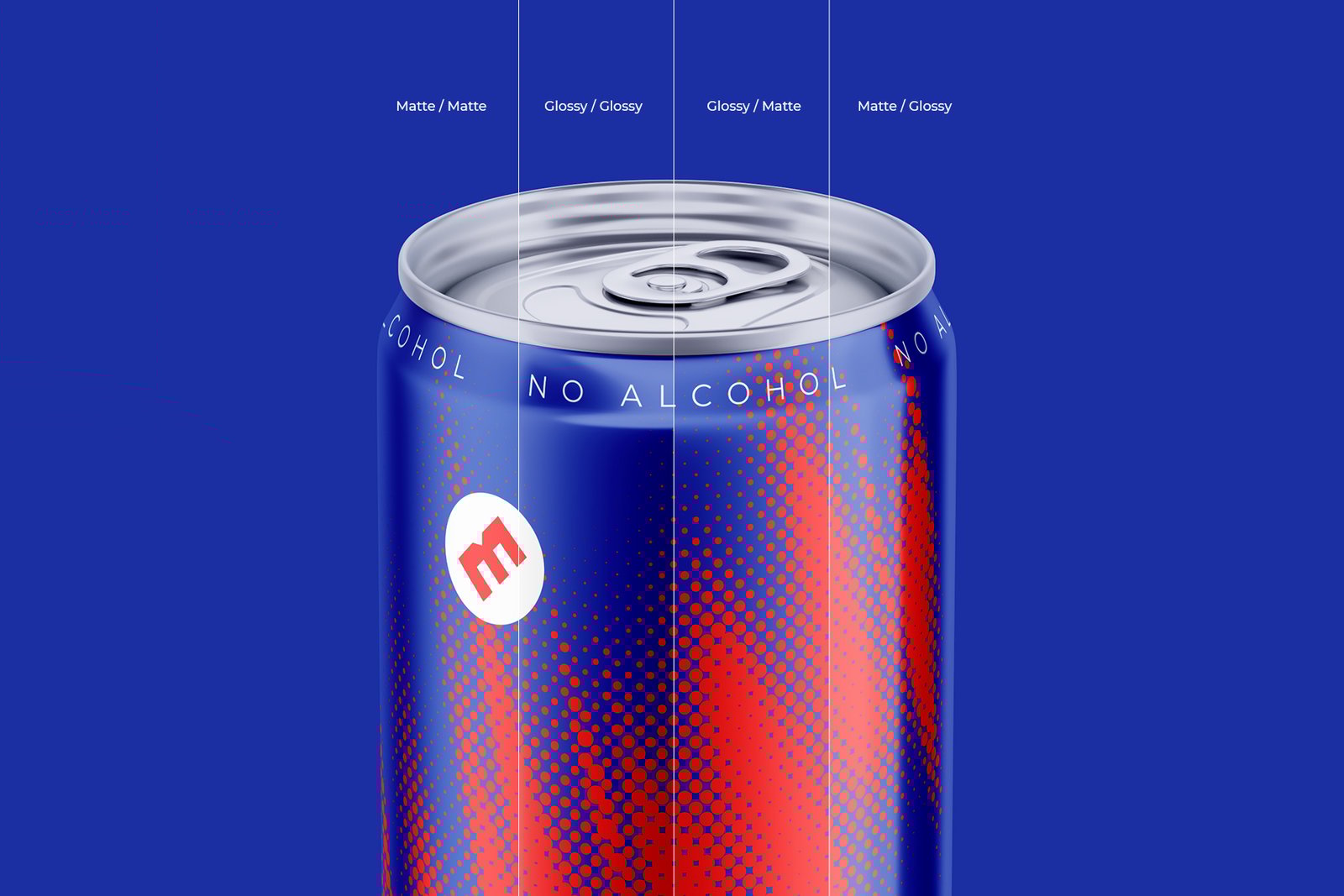 Sleek 355ml Aluminium Can Mockup