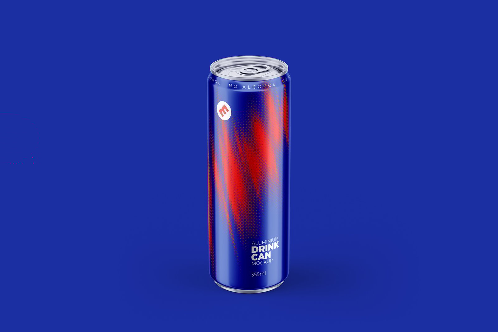 Sleek 355ml Aluminium Can Mockup