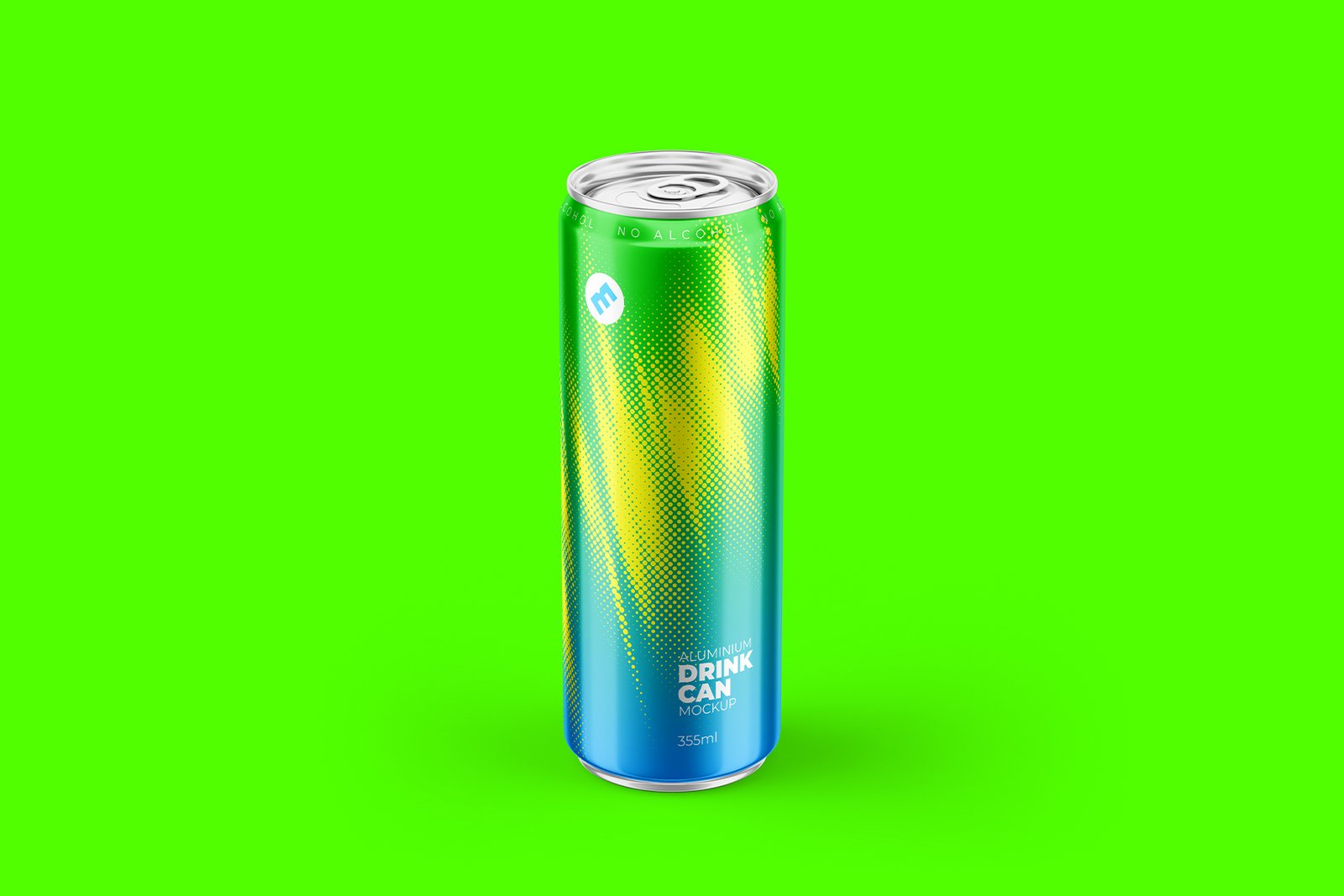 Sleek 355ml Aluminium Can Mockup
