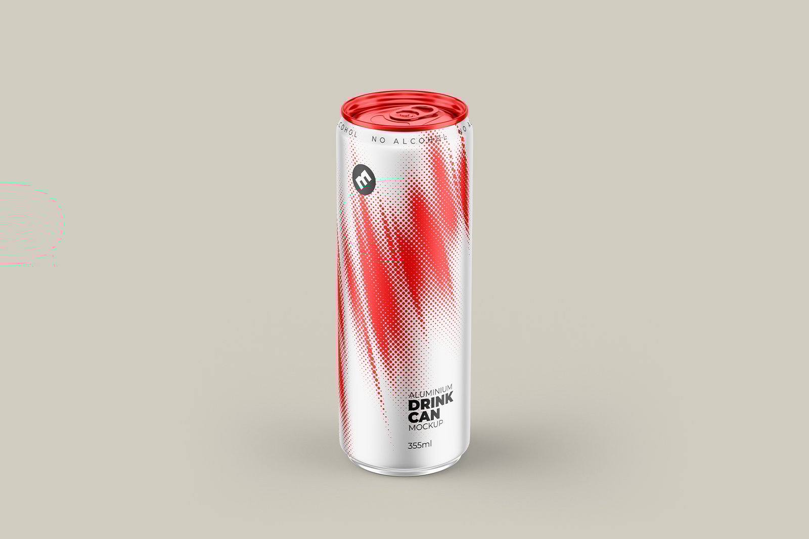 Sleek 355ml Aluminium Can Mockup